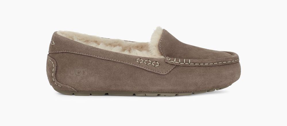 Ugg Ansley - Womens Slippers - Taupe - NZ (0894JHQIT)